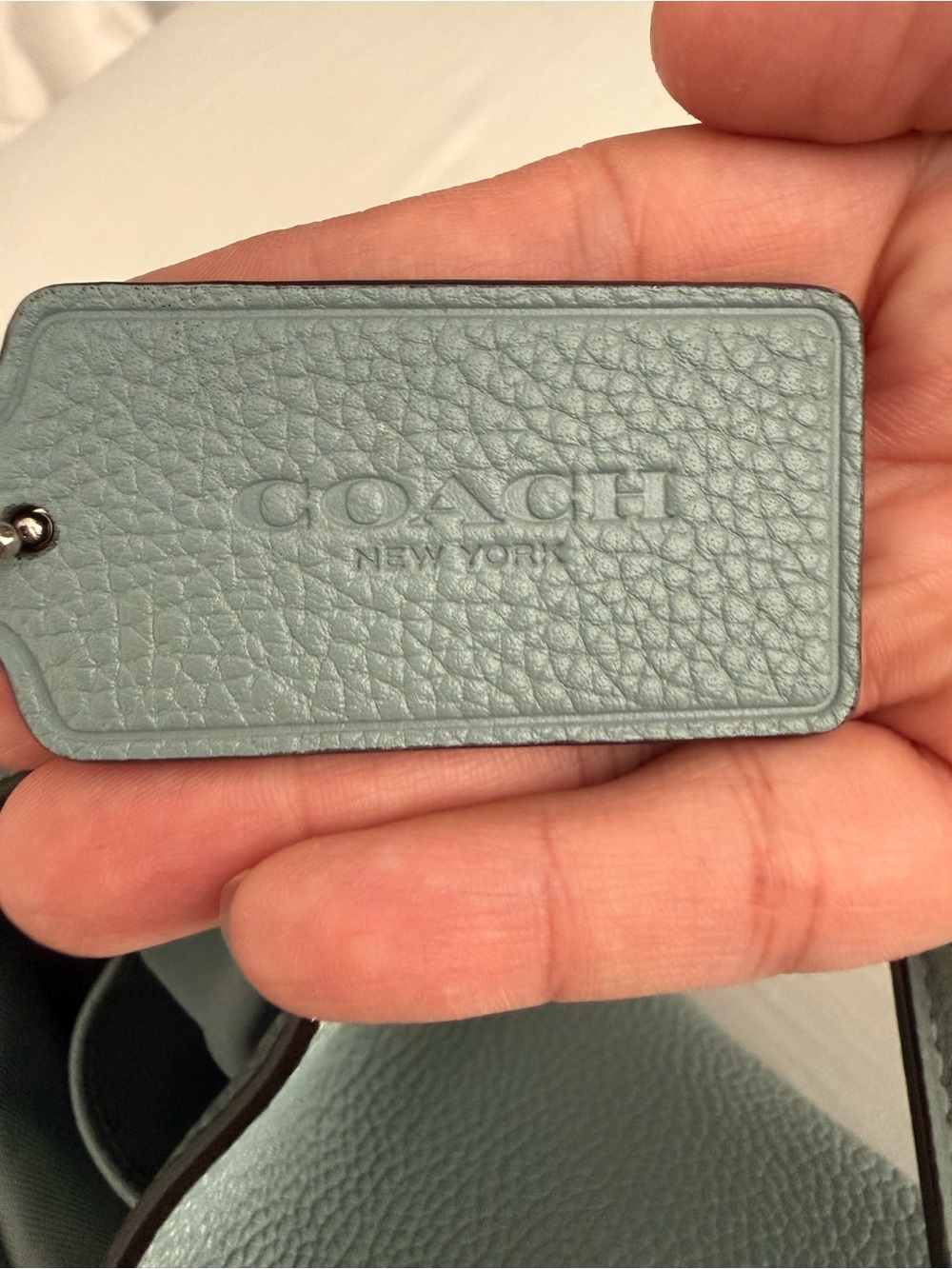 Coach Edie 31 Pebbled Leather Shoulder Bag - Picture 11 of 12